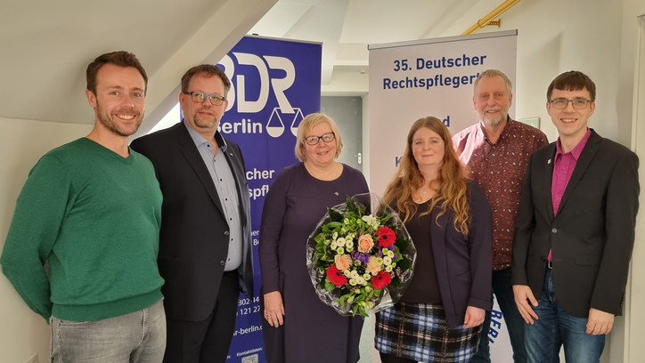 Sebastian Ehlert, Ralf Behling, Ruth Heinrich, Maria Wachauf, Jürgen Volkmann-Heinrich und Andreas Hackl (v. l. n. r.)