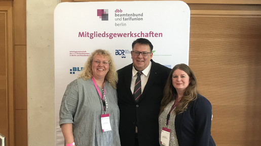 Nicole Dinger, Frank Becker und Maria Wachauf (v. l. n. r.)